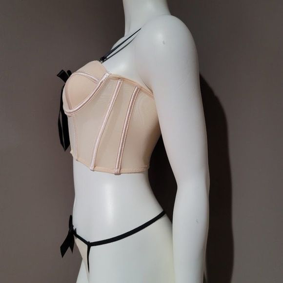 Bow On Top Lingerie Set - Picture 3 of 9